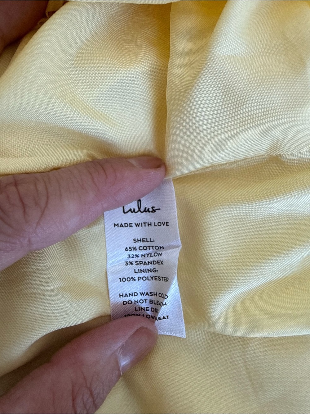 Lulu's One-Shoulder Lemon Mini Dress with White Daisy - Picture 10 of 12